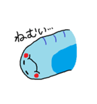 青い幼虫（個別スタンプ：39）