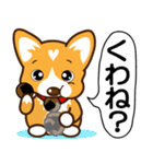 東北弁コーギーさくら（個別スタンプ：12）