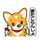 東北弁コーギーさくら（個別スタンプ：29）