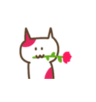 猫に挿し色（個別スタンプ：29）