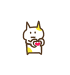 猫に挿し色（個別スタンプ：32）