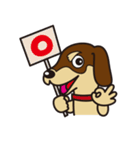 犬種別スタンプ③ ミニチュアダックス（個別スタンプ：35）