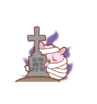 ふわうさ ハロウィン編（個別スタンプ：32）