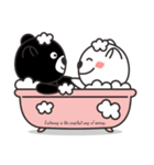 black or white（個別スタンプ：9）