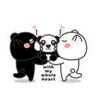 black or white（個別スタンプ：36）