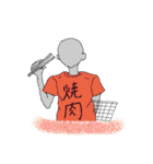漢字Tシャツ着た人達（個別スタンプ：34）
