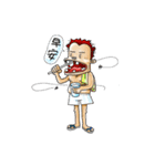 草食系男子の一人の日記 1（個別スタンプ：15）