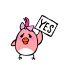 ハロー！ピヨ家族！（個別スタンプ：3）