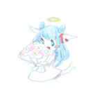 夢子とまくらねこ。（個別スタンプ：15）