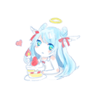 夢子とまくらねこ。（個別スタンプ：34）