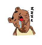 ひげ島熊おさん（個別スタンプ：2）