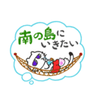 ネコ田さんの「願望」（個別スタンプ：13）