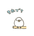 ことりホワイト（個別スタンプ：38）
