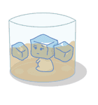 Cubic the inconvenient ice cube..（個別スタンプ：23）