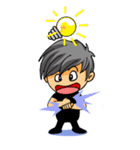 Handsome man（個別スタンプ：21）