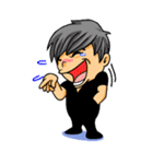 Handsome man（個別スタンプ：34）