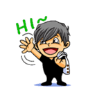 Handsome man（個別スタンプ：35）