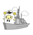 自衛隊札幌地本キャラクター羊のモコちゃん（個別スタンプ：3）