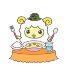 自衛隊札幌地本キャラクター羊のモコちゃん（個別スタンプ：8）