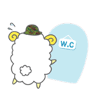 自衛隊札幌地本キャラクター羊のモコちゃん（個別スタンプ：24）