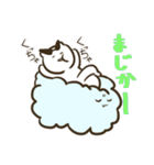 雲とくま（個別スタンプ：5）