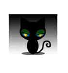 黒猫のクリクリくん（個別スタンプ：5）