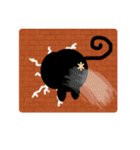 黒猫のクリクリくん（個別スタンプ：32）