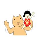 金太郎とクマ（個別スタンプ：37）