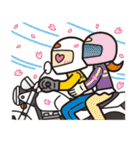 バイク乗り（個別スタンプ：17）