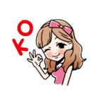 可愛い女の子スタンプ（個別スタンプ：27）