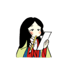 平安女子日記（個別スタンプ：9）