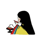 平安女子日記（個別スタンプ：34）