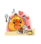 濃厚豚骨ちょめ麺 たまねちゃん（個別スタンプ：12）