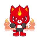 ファイティング キャット（個別スタンプ：1）