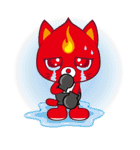 ファイティング キャット（個別スタンプ：3）