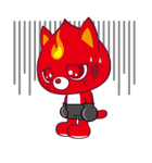 ファイティング キャット（個別スタンプ：6）