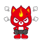 ファイティング キャット（個別スタンプ：7）