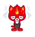 ファイティング キャット（個別スタンプ：9）