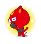 ファイティング キャット（個別スタンプ：11）