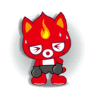 ファイティング キャット（個別スタンプ：14）