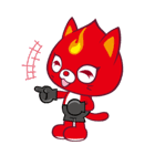ファイティング キャット（個別スタンプ：23）