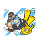レッツダイビング！（個別スタンプ：9）