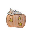 ハロウィン ねこ スタンプ（個別スタンプ：15）