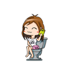 Tiny Architect Girl（個別スタンプ：6）