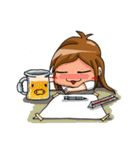 Tiny Architect Girl（個別スタンプ：11）