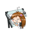 Tiny Architect Girl（個別スタンプ：12）