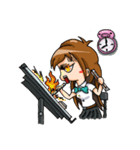 Tiny Architect Girl（個別スタンプ：14）
