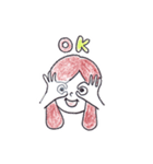 桃子。（個別スタンプ：21）