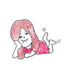 桃子。（個別スタンプ：30）