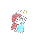 桃子。（個別スタンプ：40）